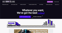 Desktop Screenshot of bestdriverjobs.com