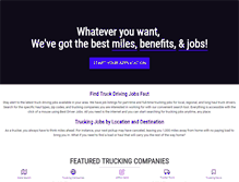 Tablet Screenshot of bestdriverjobs.com